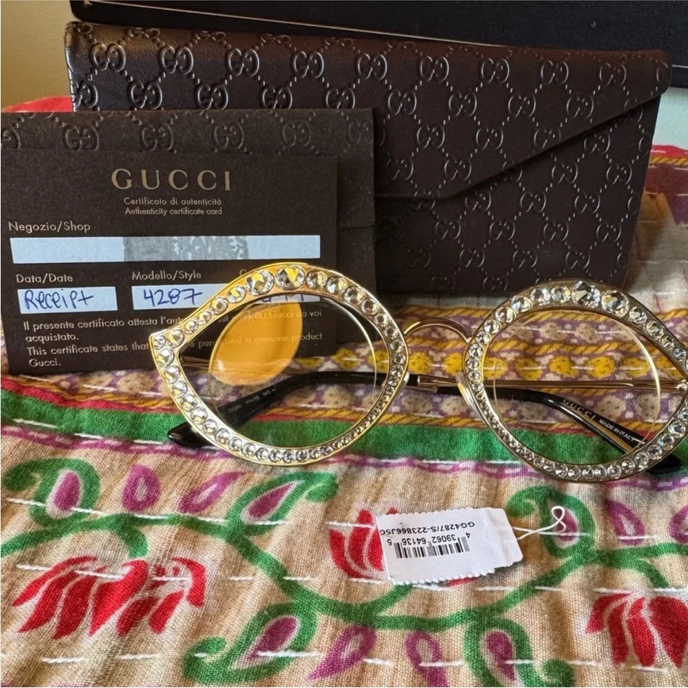 Gucci Lips Crystal Glasses NWT - Picture 12 of 12